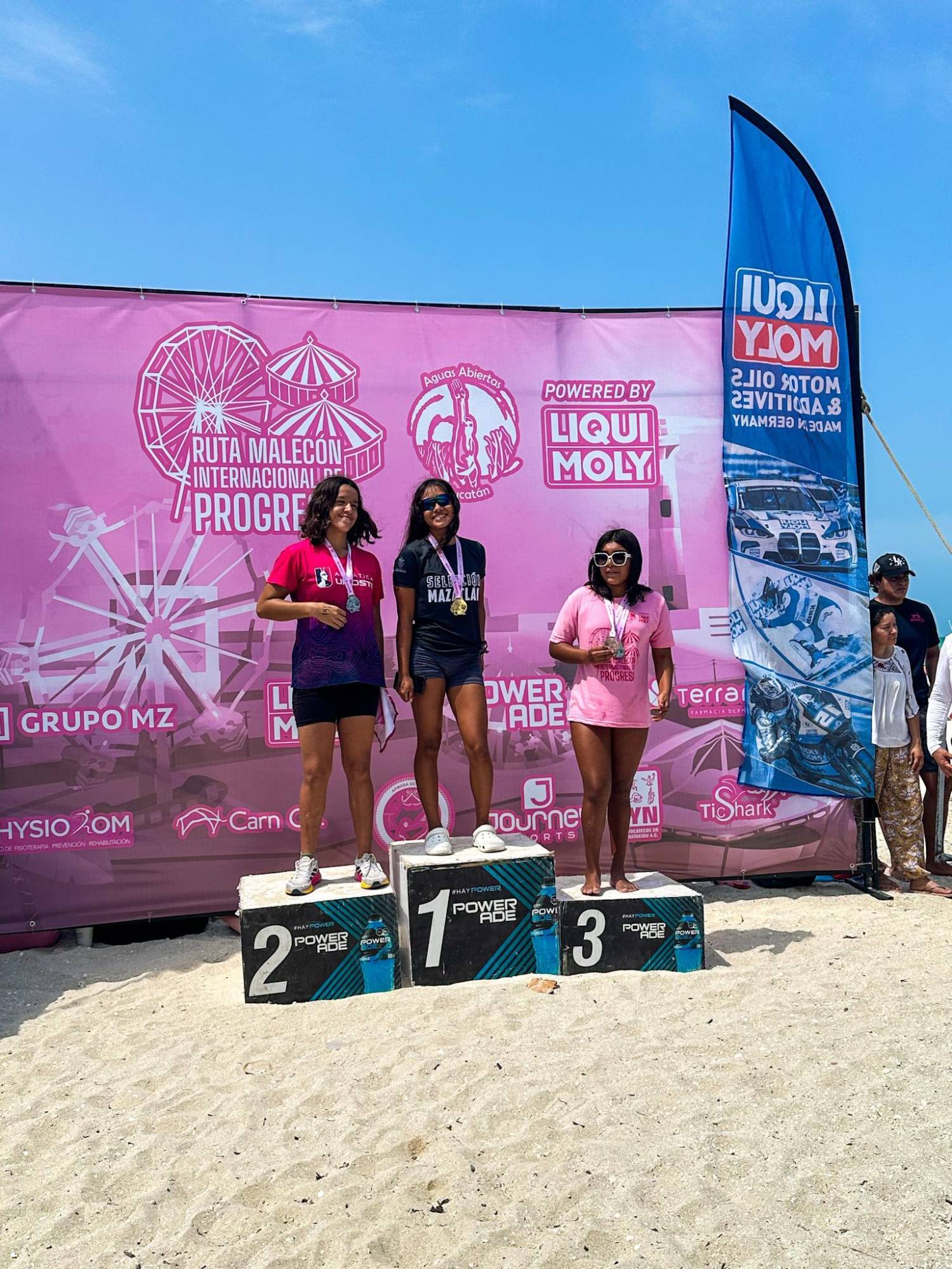 $!Logra Mazatlán tres primeros lugares en la IV Ruta Malecón Internacional Progreso