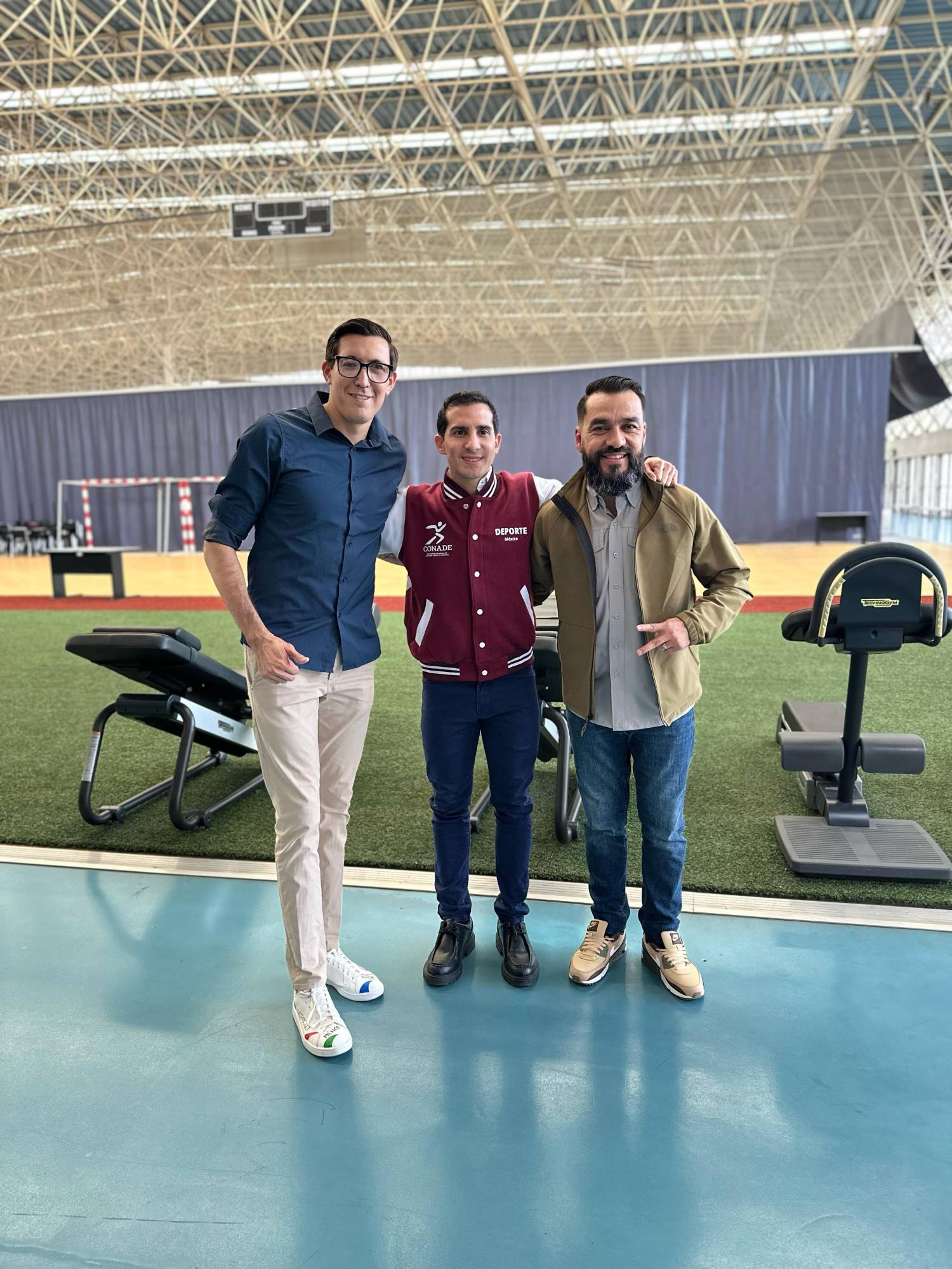 $!Director del deporte de Culiacán se reúne con Rommel Pacheco, titular de la Conade