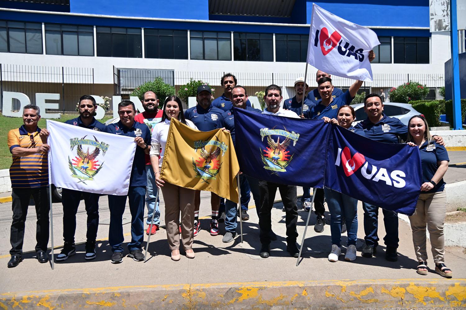 $!Parte primer contingente de Águilas UAS a Universiada Regional