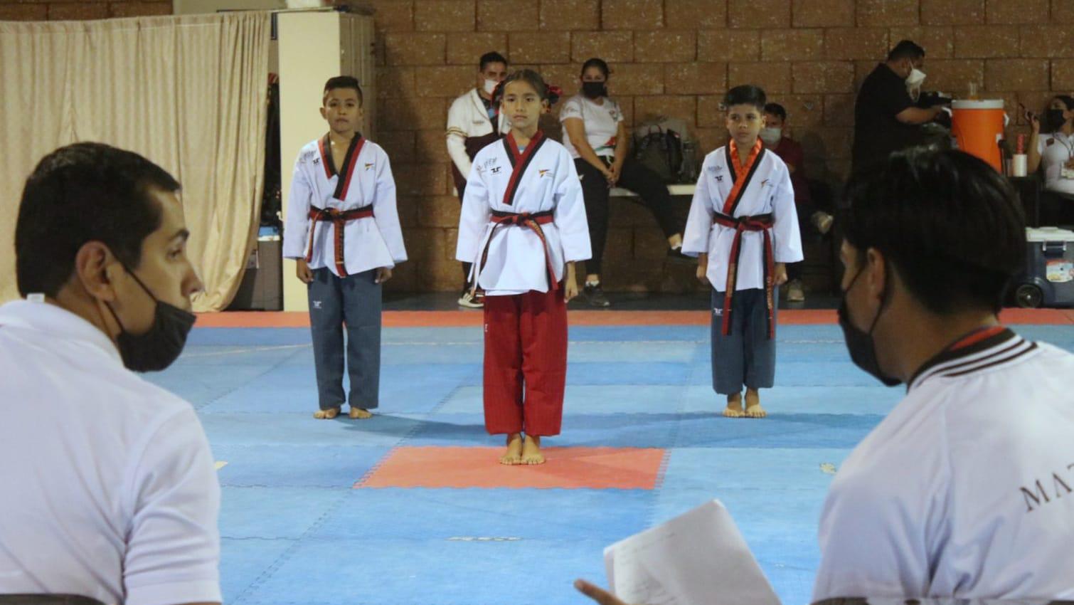 $!Mazatlán se cuelga cinco oros en Estatal de taekwondo de los Juegos Conade