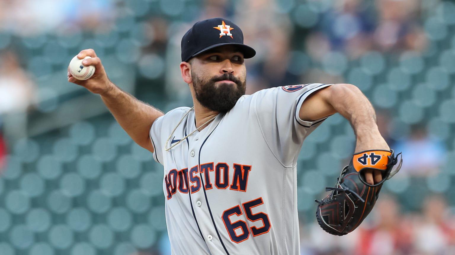$!El mazatleco José Urquidy está de regreso como un bálsamo para Astros de Houston