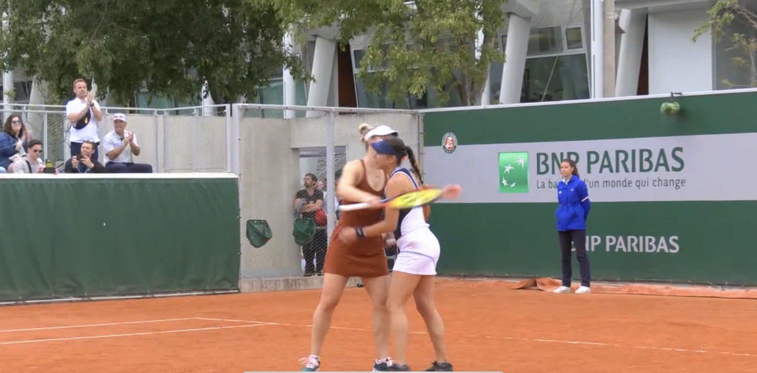 $!Giuliana Olmos debuta con éxito en el Roland Garros
