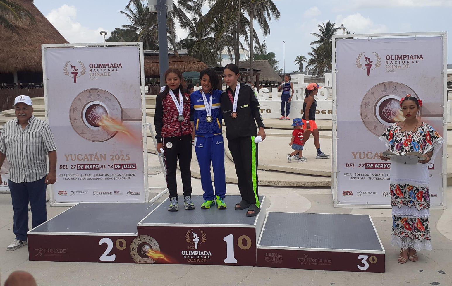 $!Sinaloa cierra con dos medallas de bronce en Olimpiada Nacional de Triatlón