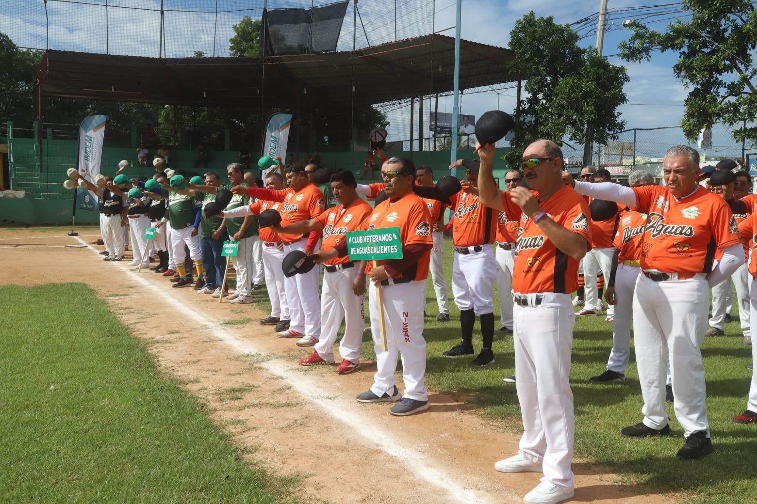 $!Inauguran en Mazatlán primera edición de Nacional de Beisbol Veteranos
