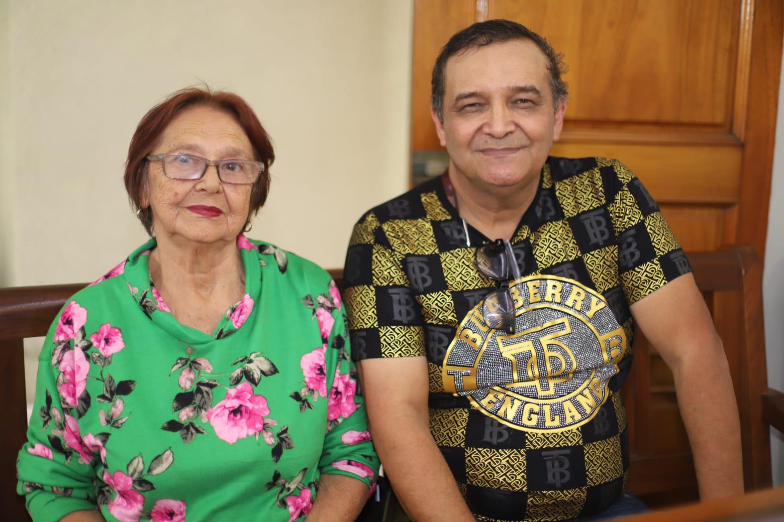 $!María Dolores Alduenda y Oswaldo Cordero.