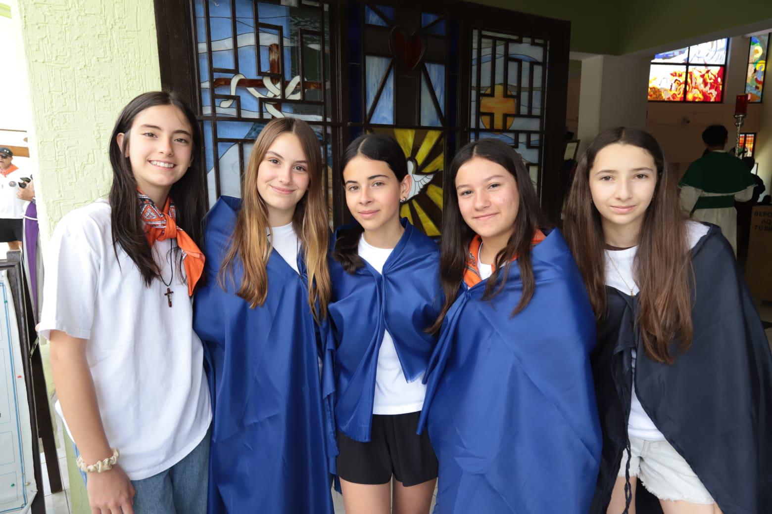 $!Sofía Díaz, Isabella Díaz Velarde, Luciana Watson, Hanna Tirado y Ana Sofía Mora.