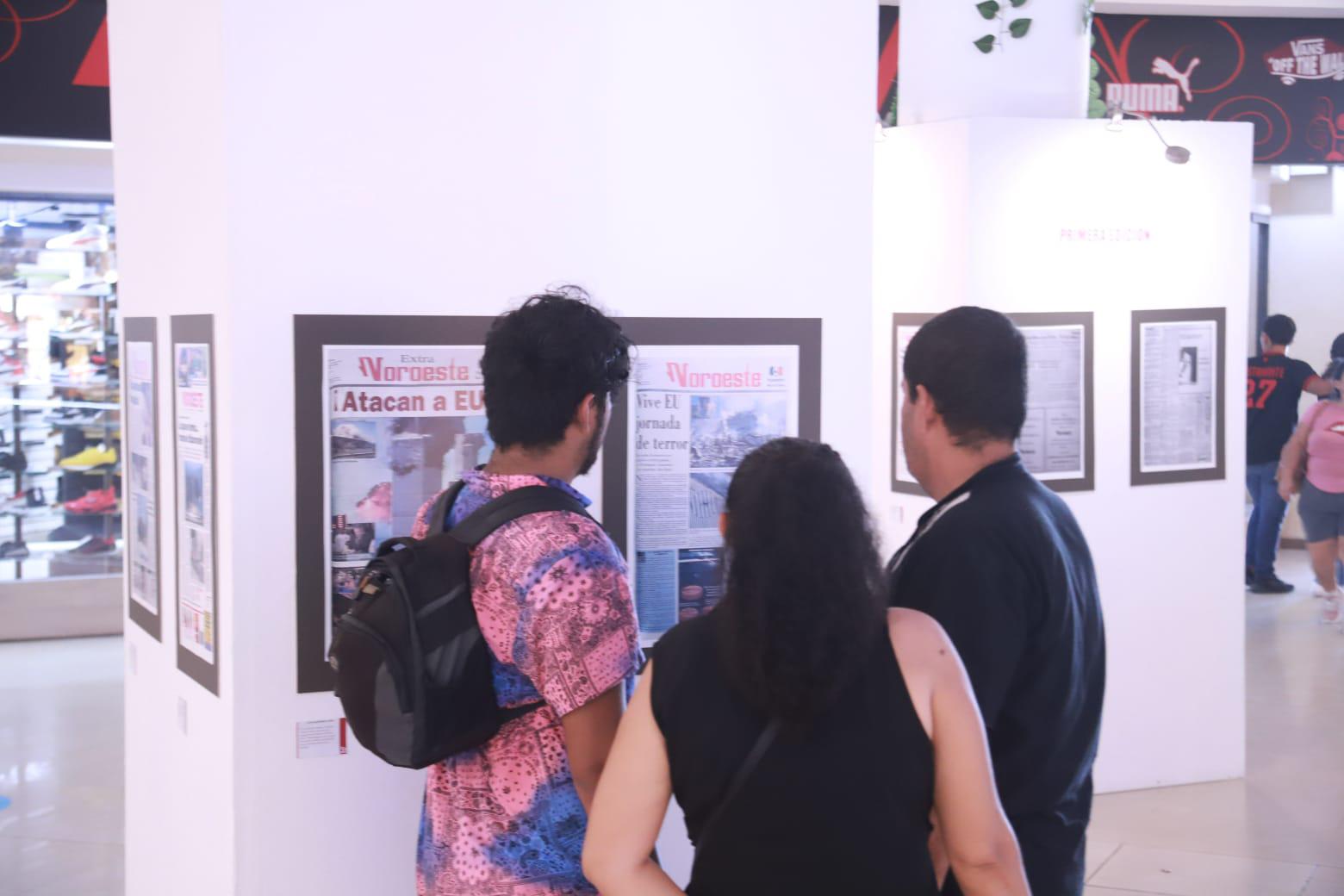 $!Exposición de portadas históricas de Datemex genera interés en Mazatlán