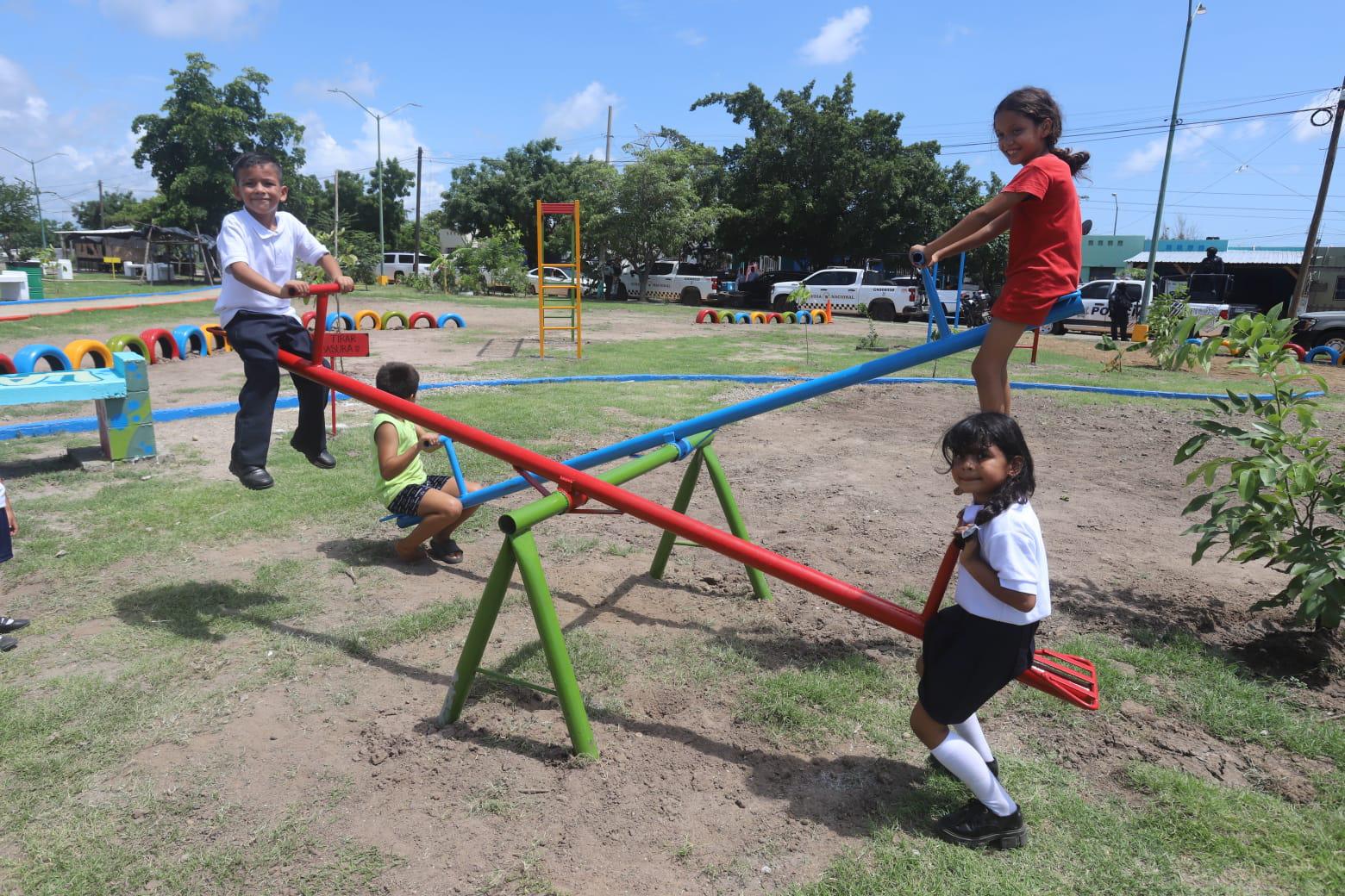 $!Inaugura Rocha Moya el Sendero de Paz en Santa Fe, en Mazatlán