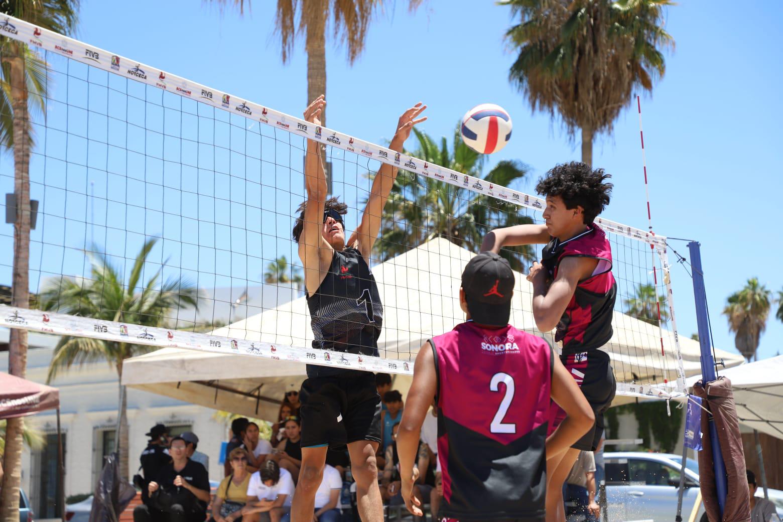 $!Gran día para Sinaloa en Macro Regional de Voleibol de Playa
