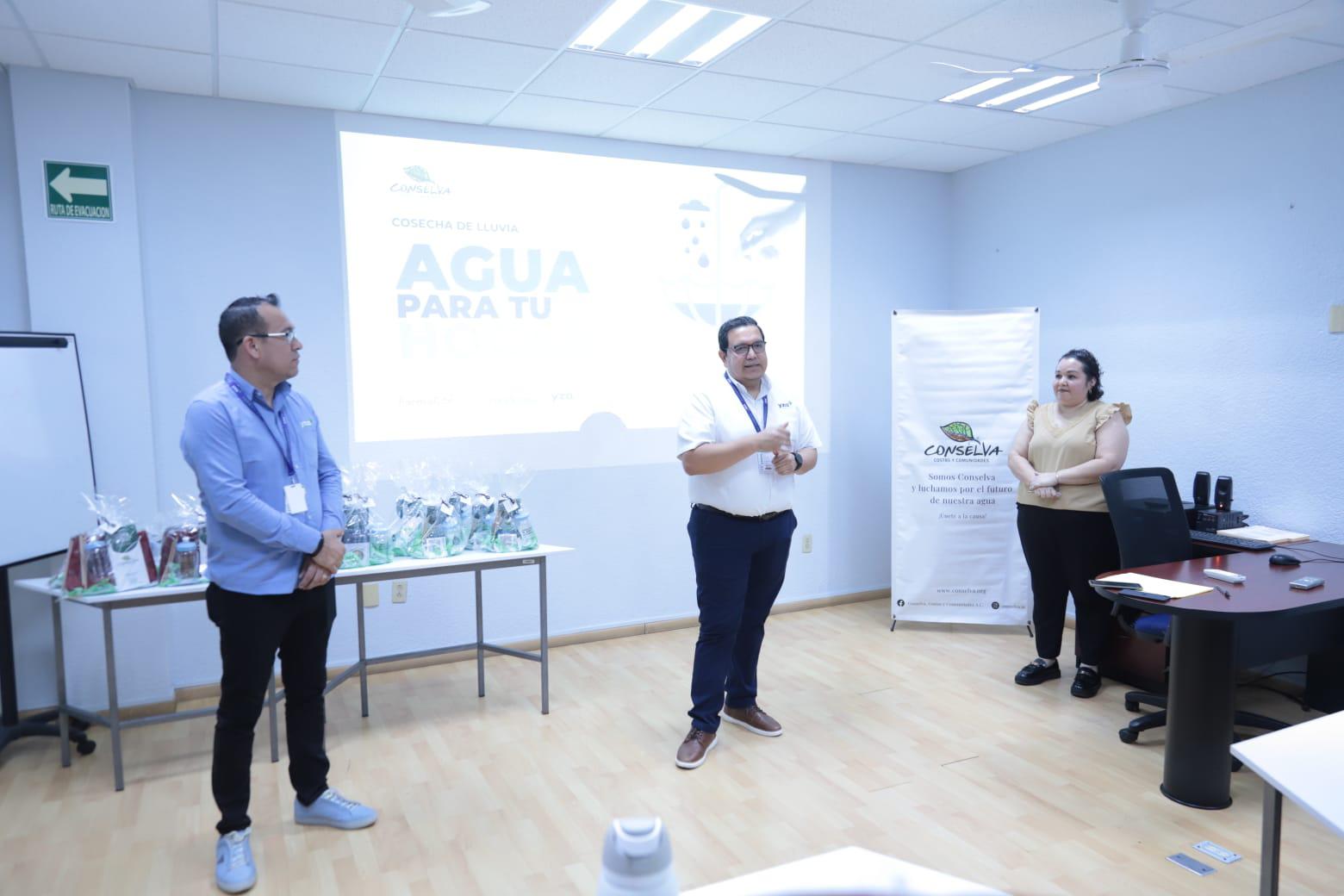 $!Conselva obtiene $193 mil a través de redondeo para impulsar sistemas de captación de lluvia