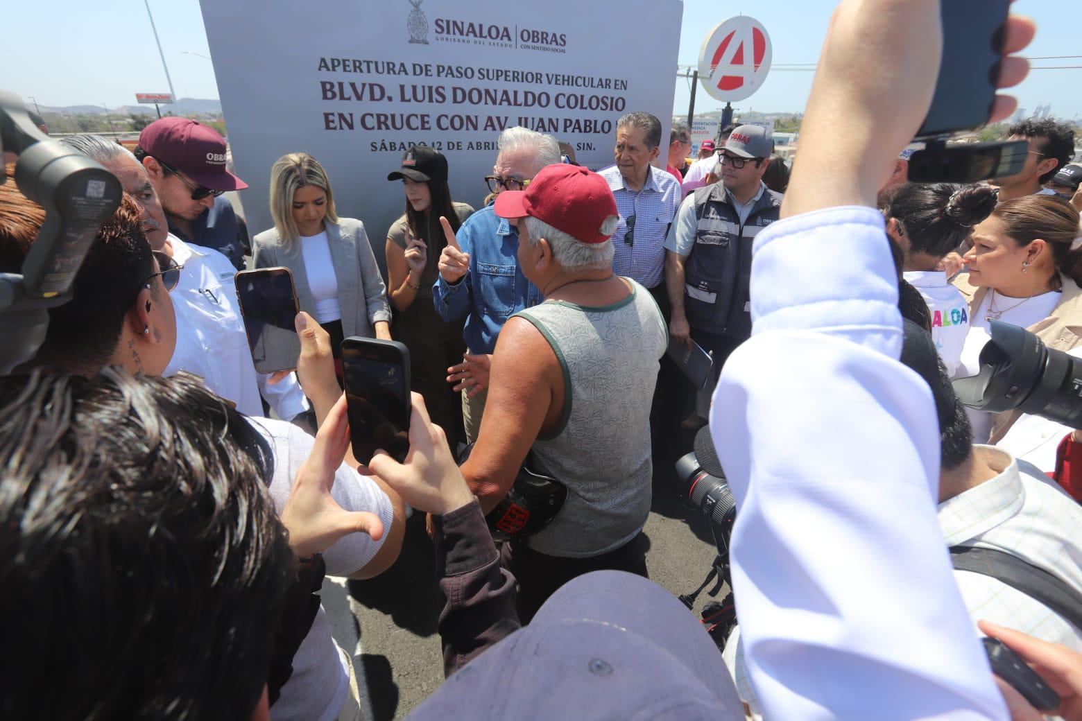 $!Gobernador da apertura parcial al Paso Superior de Libramiento Colosio