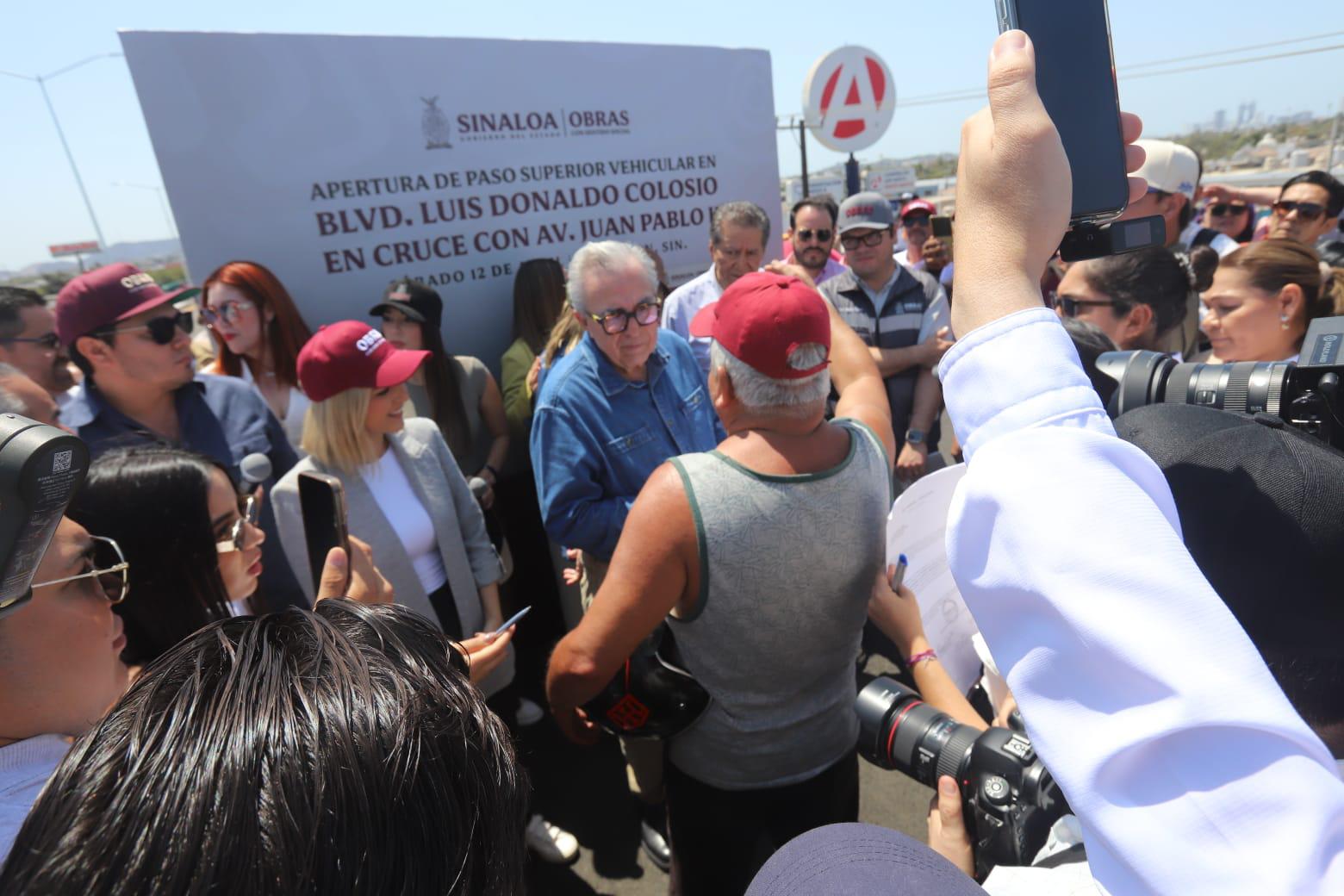$!Gobernador da apertura parcial al Paso Superior de Libramiento Colosio