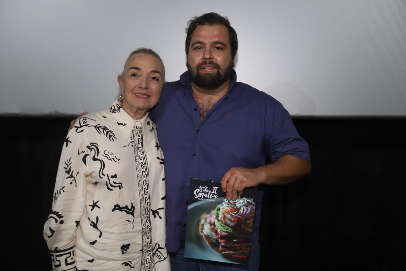 $!Rosa María Hinojosa con el chef Jorge Zorrilla.