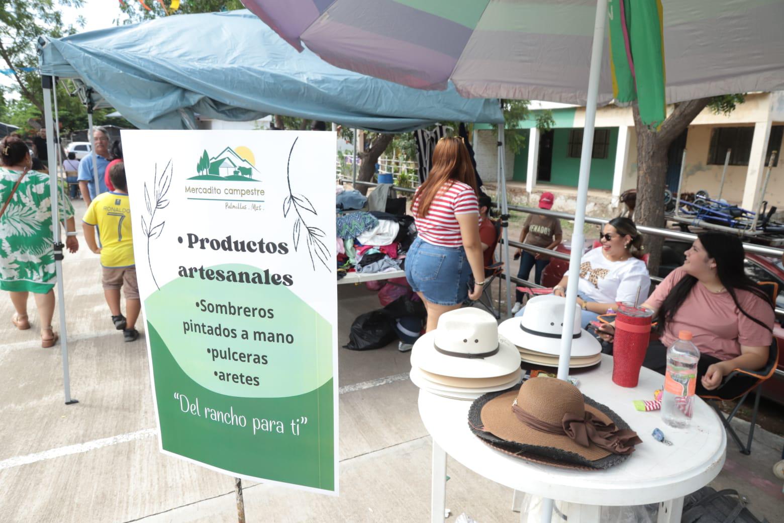 $!Celebran el primer Mercadito Campestre en Palmillas, en Mazatlán