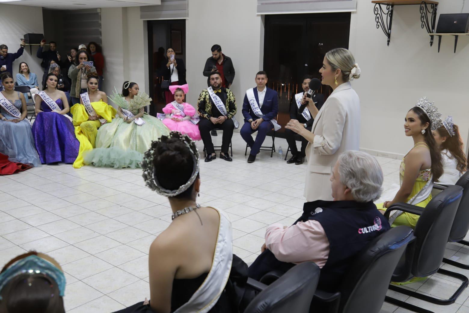 $!La Alcaldesa Estrella Palacios Domínguez les expresó un mensaje a los candidatos.