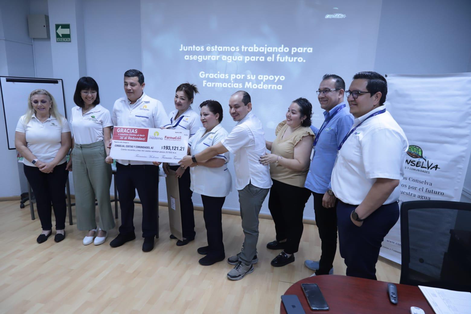 $!Conselva obtiene $193 mil a través de redondeo para impulsar sistemas de captación de lluvia
