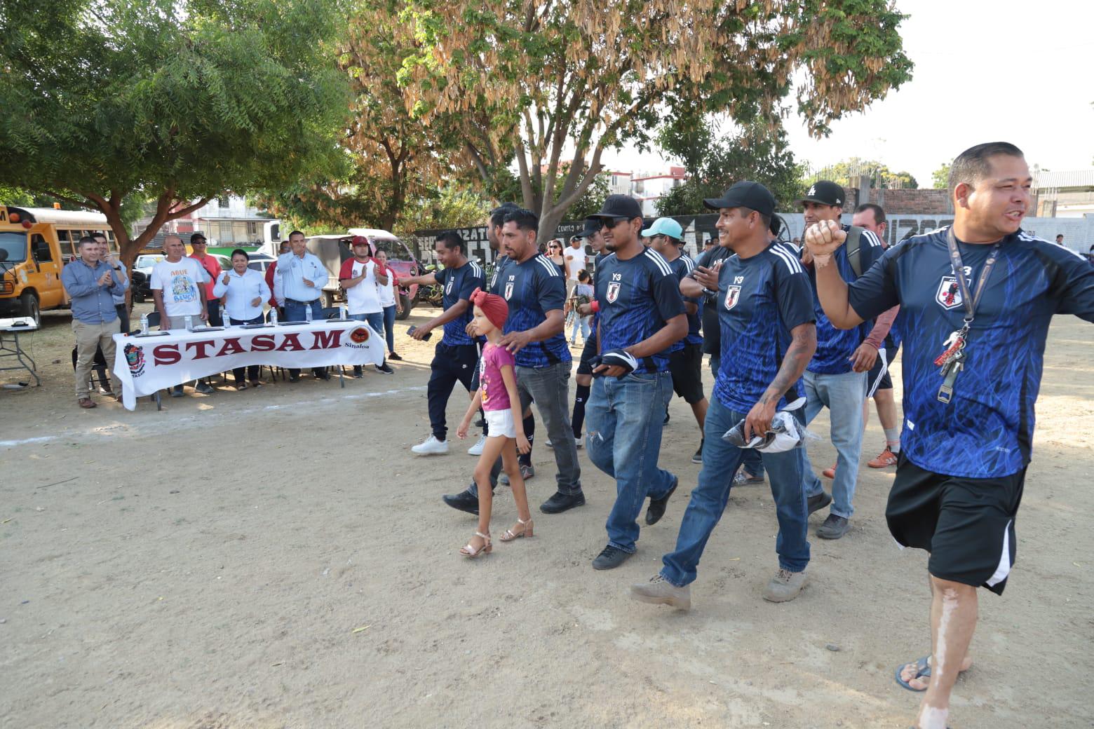 $!Homenajean a compañeros sindicalizados en Torneo STASAM