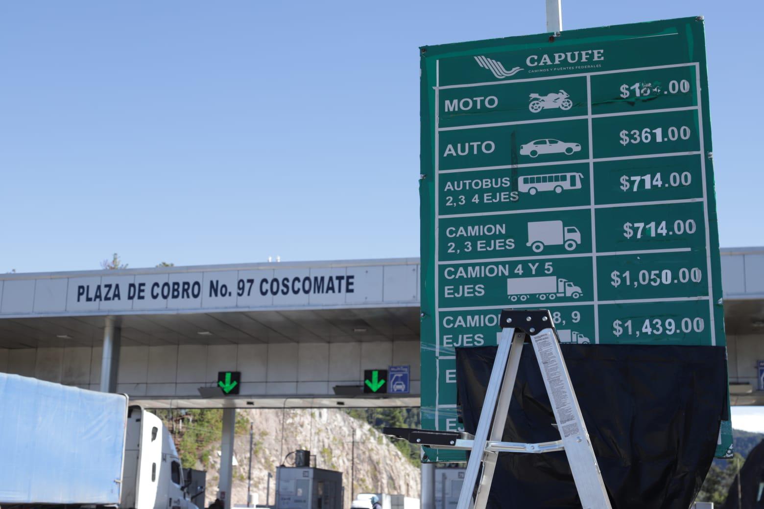 $!Suben tarifas en casetas de peaje de autopista Durango-Mazatlán