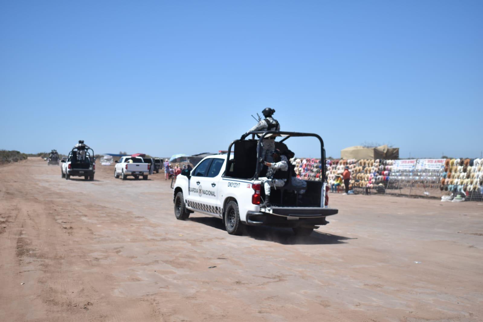 $!Refuerzan las 24 horas seguridad en playa de El Tambor