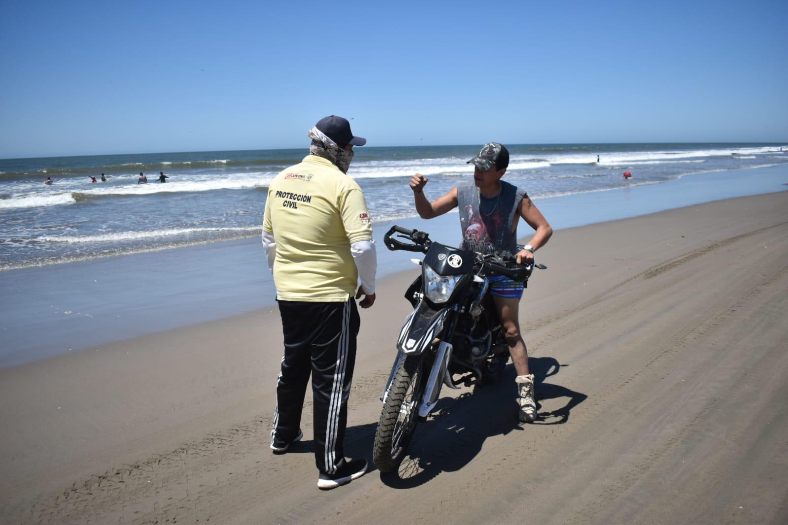 $!Refuerzan las 24 horas seguridad en playa de El Tambor