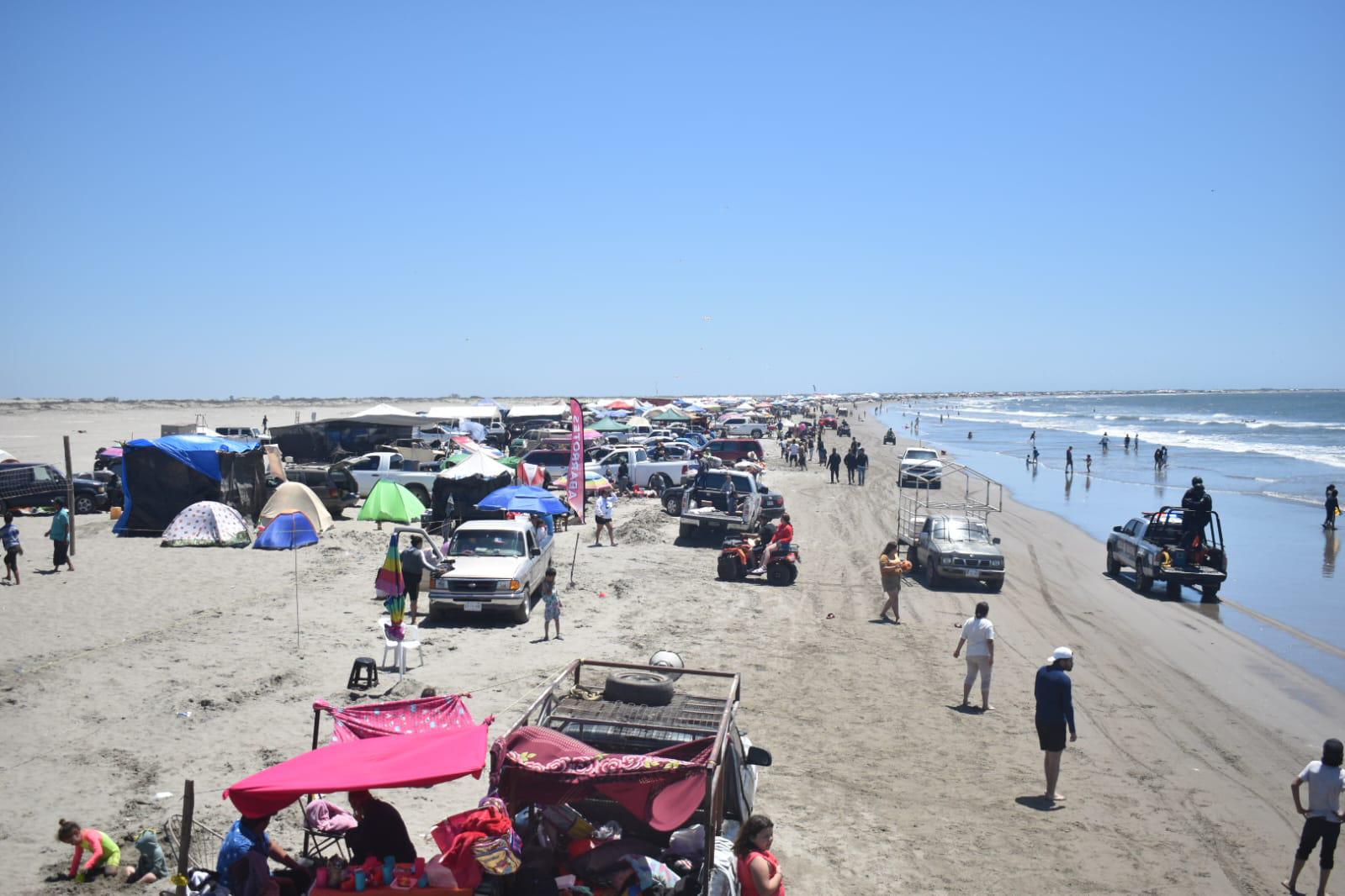 $!Refuerzan las 24 horas seguridad en playa de El Tambor