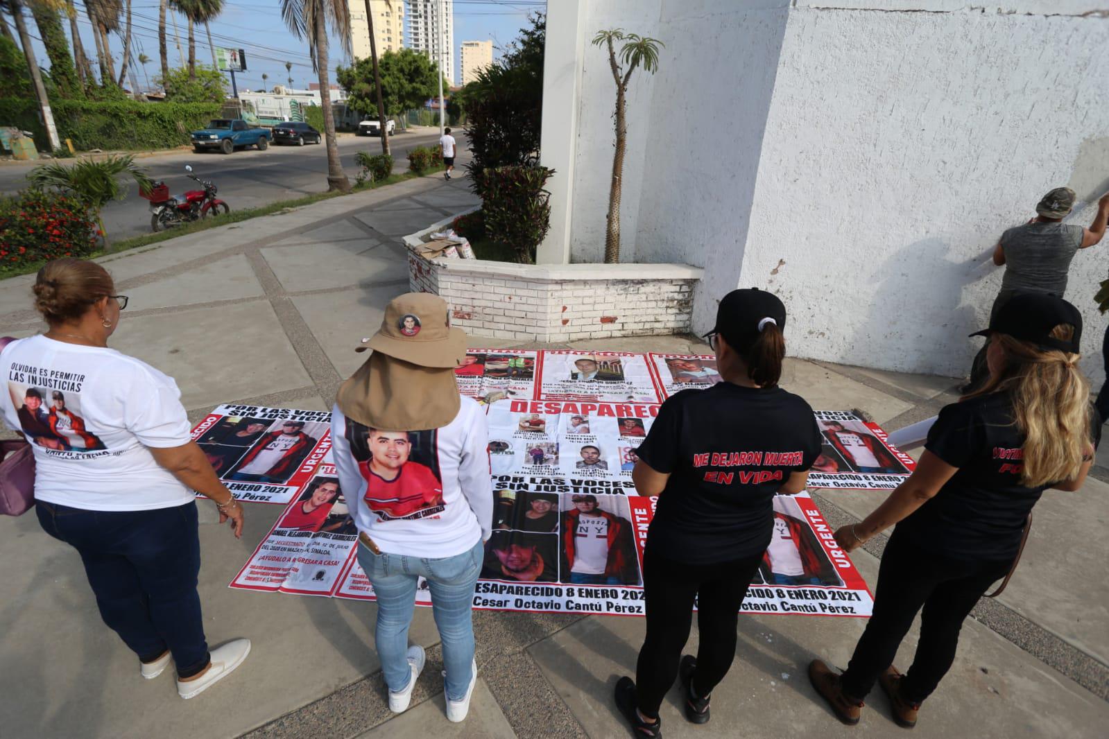 $!‘Me dejaron muerta en vida’, el reclamo de madres con hijos desaparecidos en Mazatlán