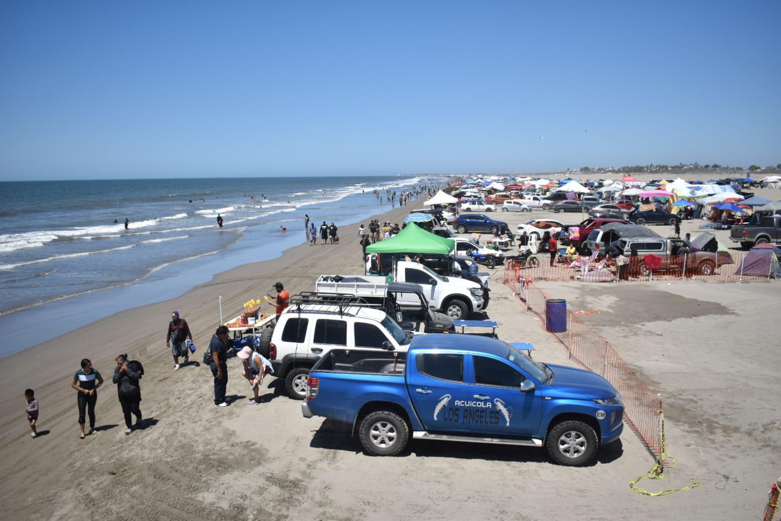 $!Refuerzan las 24 horas seguridad en playa de El Tambor