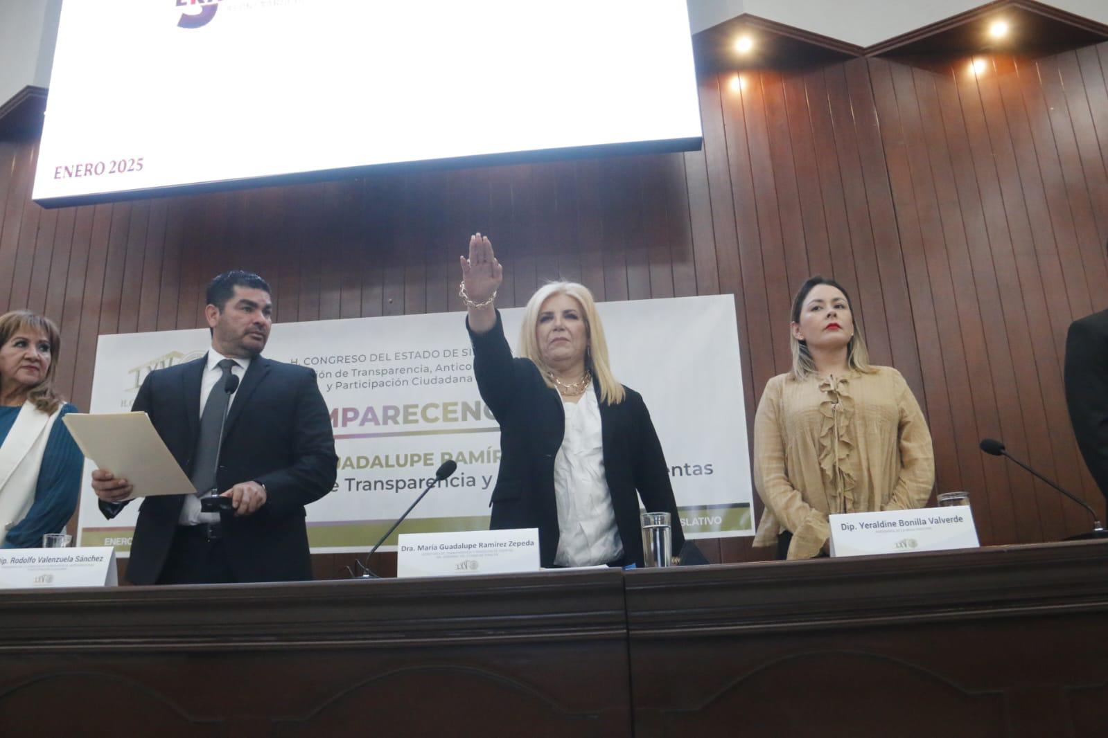 $!Presume Secretaria avances en Transparencia en la administración pública de Sinaloa
