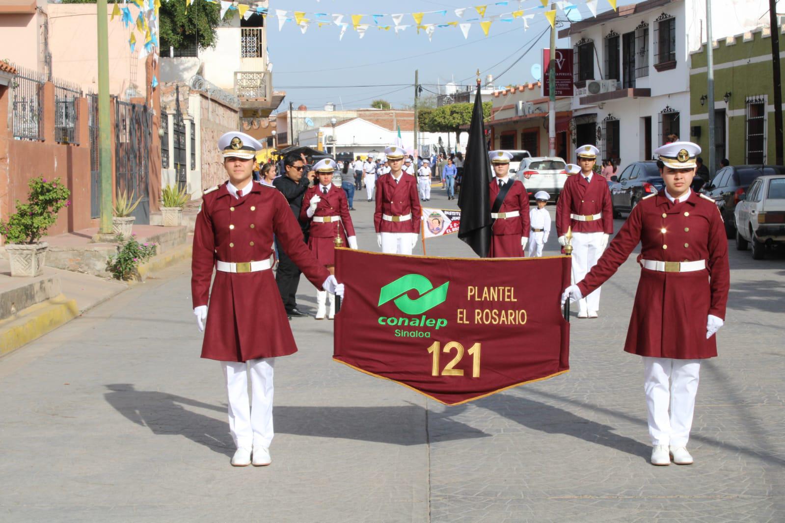 $!En Rosario celebran el Día de la Bandera con desfile y honores
