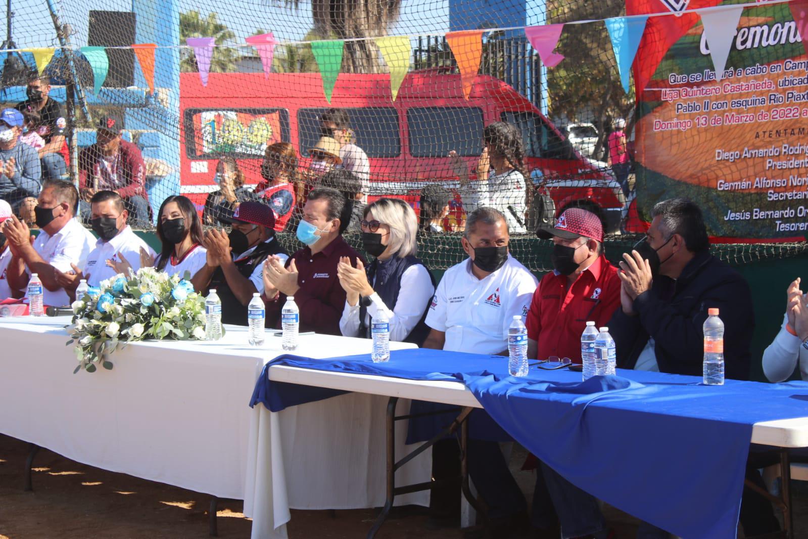 $!Inauguran la edición 42 de la Liga de Beisbol Infantil y Juvenil Quintero Castañeda