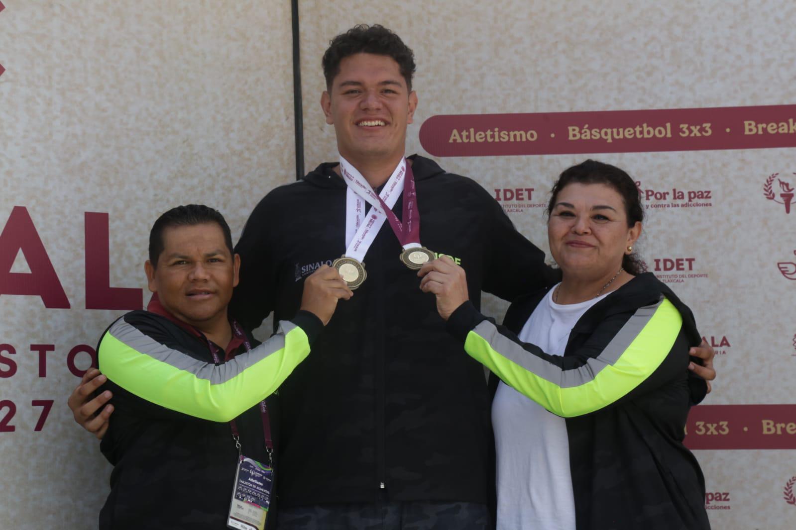 $!Diego Hernández cierra con broche de oro el atletismo para Sinaloa en Olimpiada Nacional