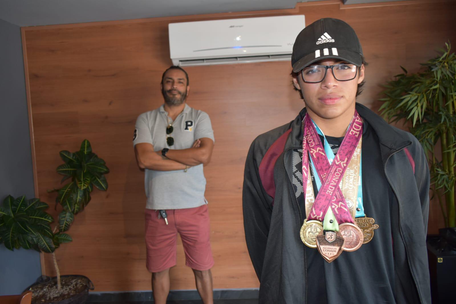 $!El nadador sinaloense Luis Urías buscará el oro en el Campeonato Centroamericano y del Caribe