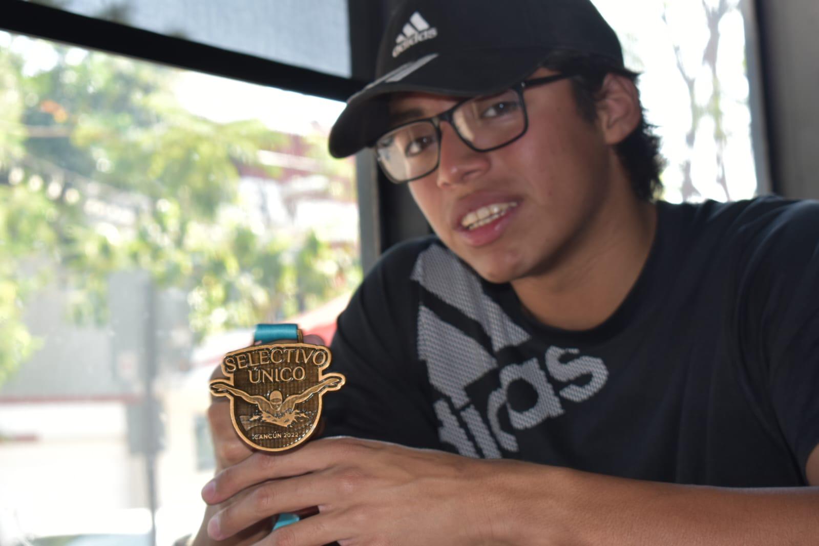 $!El nadador sinaloense Luis Urías buscará el oro en el Campeonato Centroamericano y del Caribe