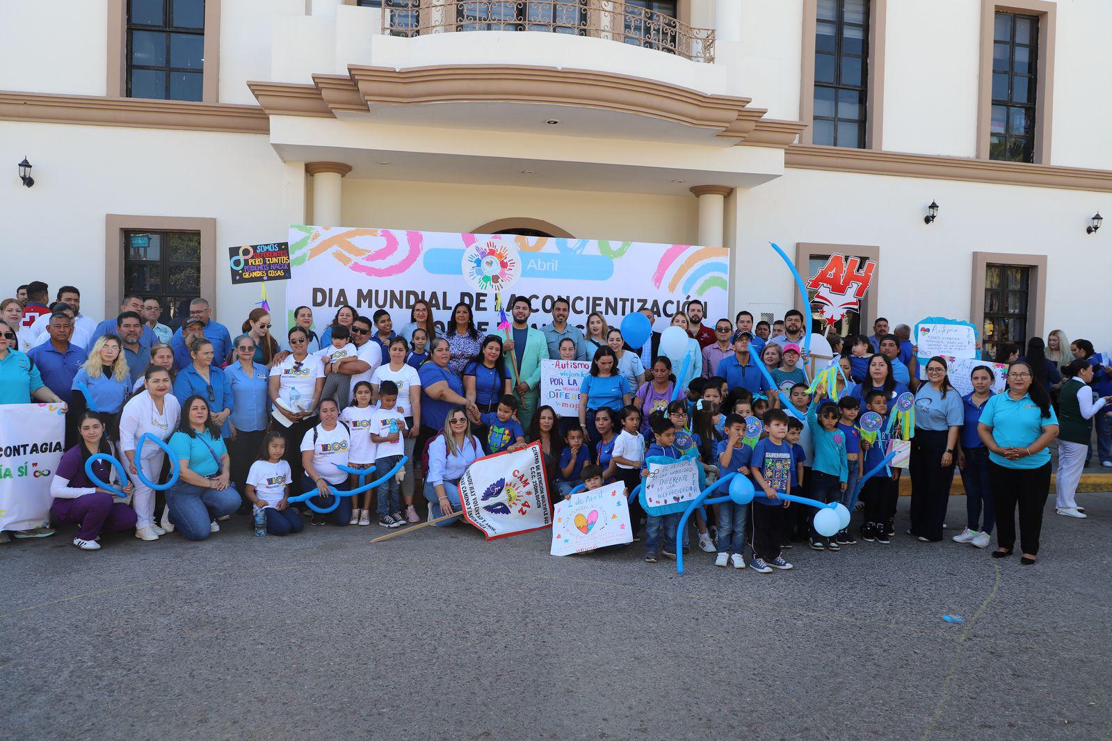 $!Marchan en Elota por el Día Mundial de la Concienciación sobre el Autismo