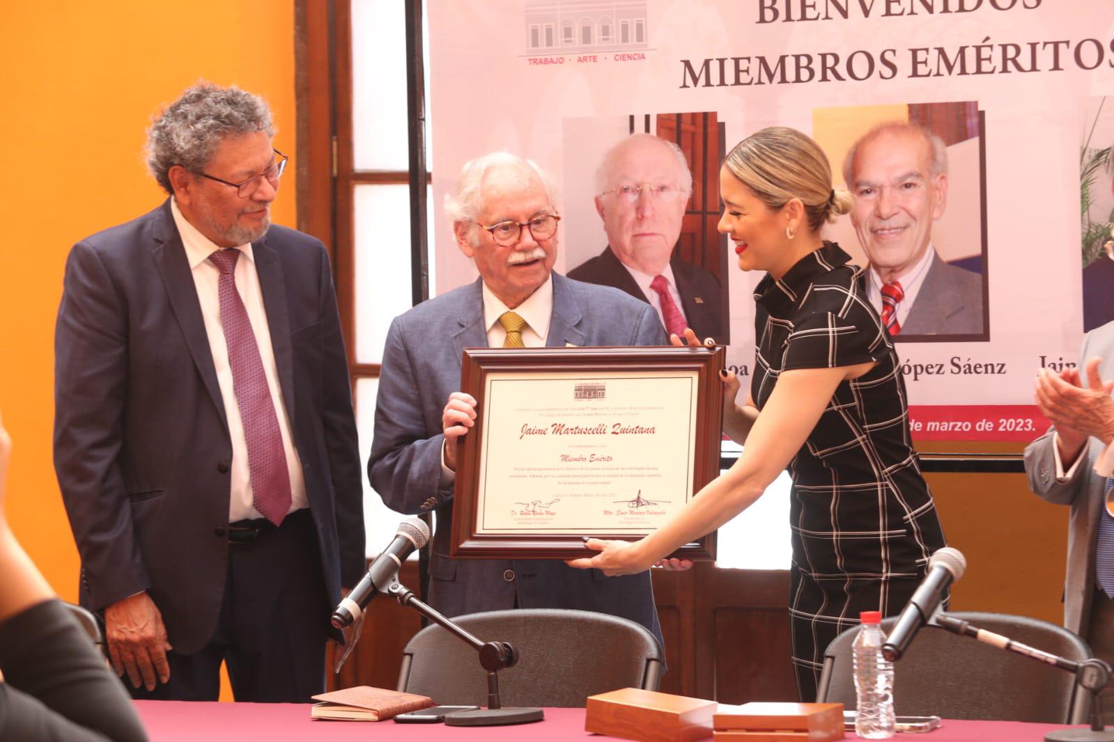 $!Distingue El Colegio de Sinaloa a Jaime Martuscelli, Antonio López Sáenz y Jaime Labastida