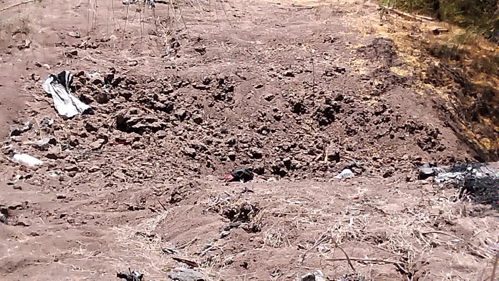 $!Localizan 11 cuerpos en siete fosas con restos humanos en ejido Mezquitillo, en Culiacán