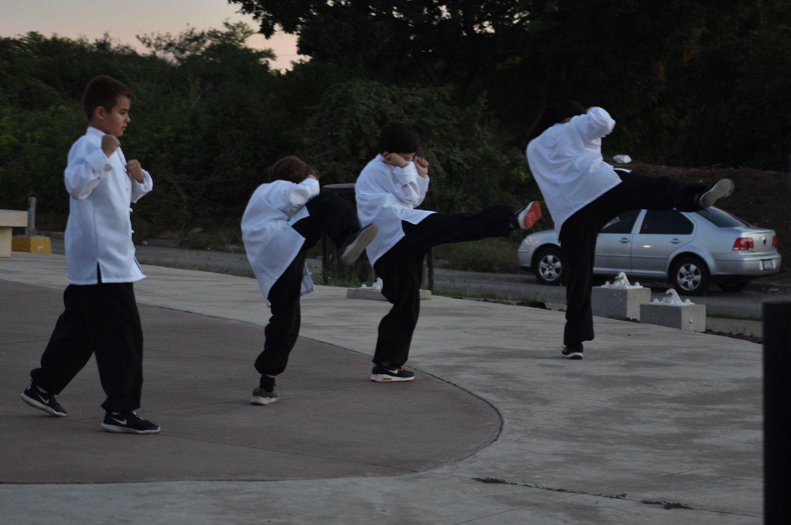 $!¡Ya son cinta blanca, en kung fu!