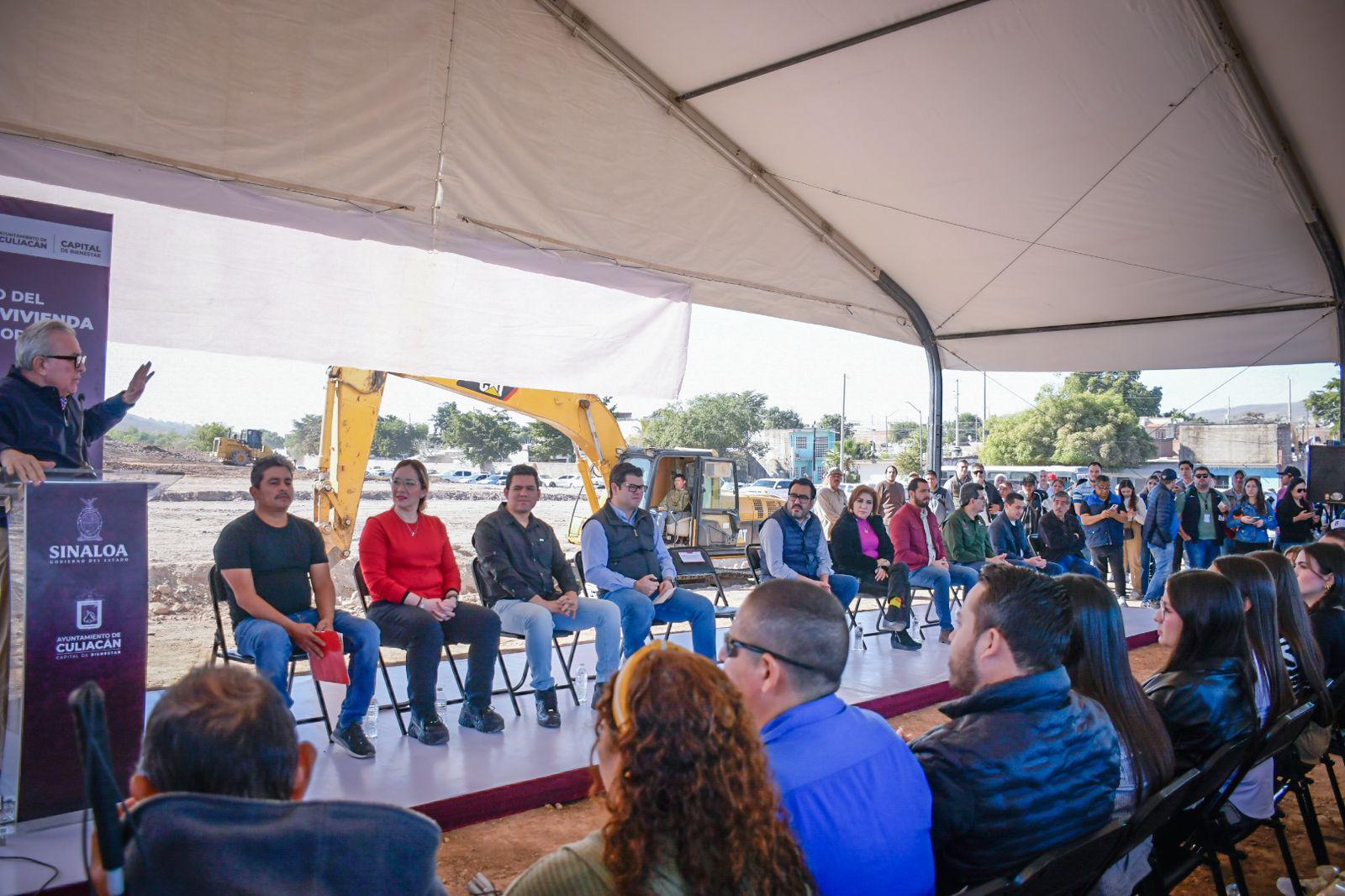 $!Arranca construcción de desarrollo habitacional Bienestar Norte, para familias vulnerables en Culiacán