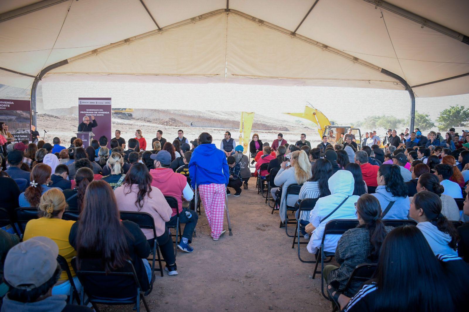$!Arranca construcción de desarrollo habitacional Bienestar Norte, para familias vulnerables en Culiacán