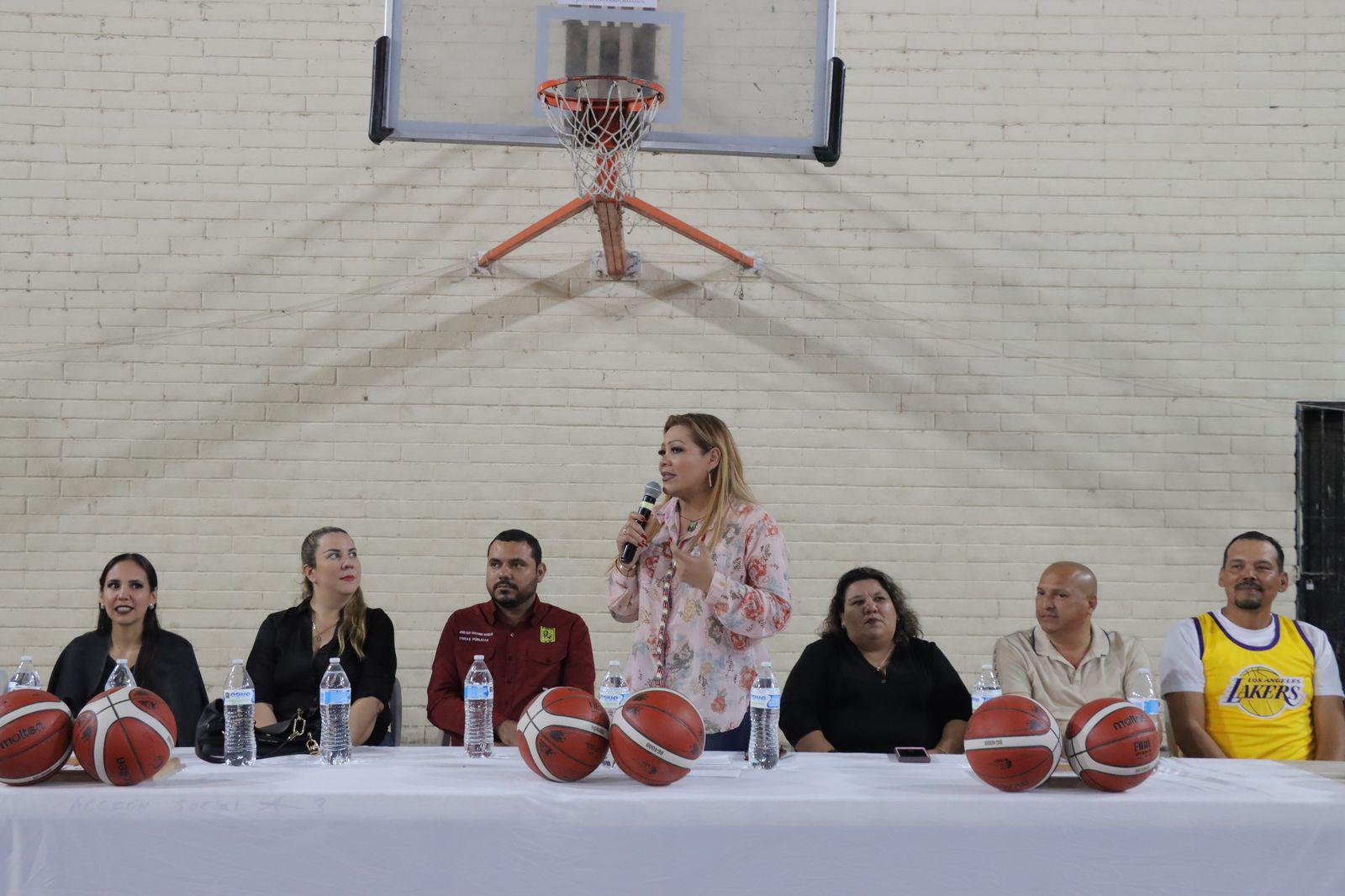 $!En Rosario, inauguran cuatro Ligas Municipales de Basquetbol
