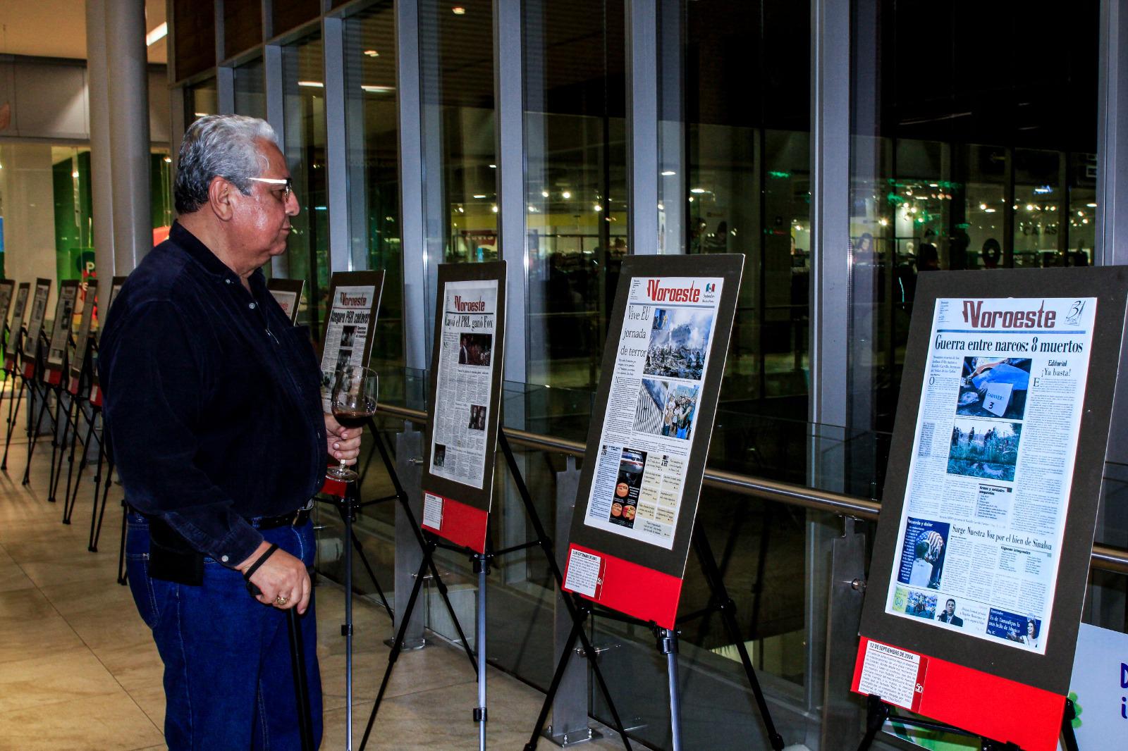 $!Portadas históricas de Datemex llegan a instalaciones de Plaza Ceiba en Culiacán