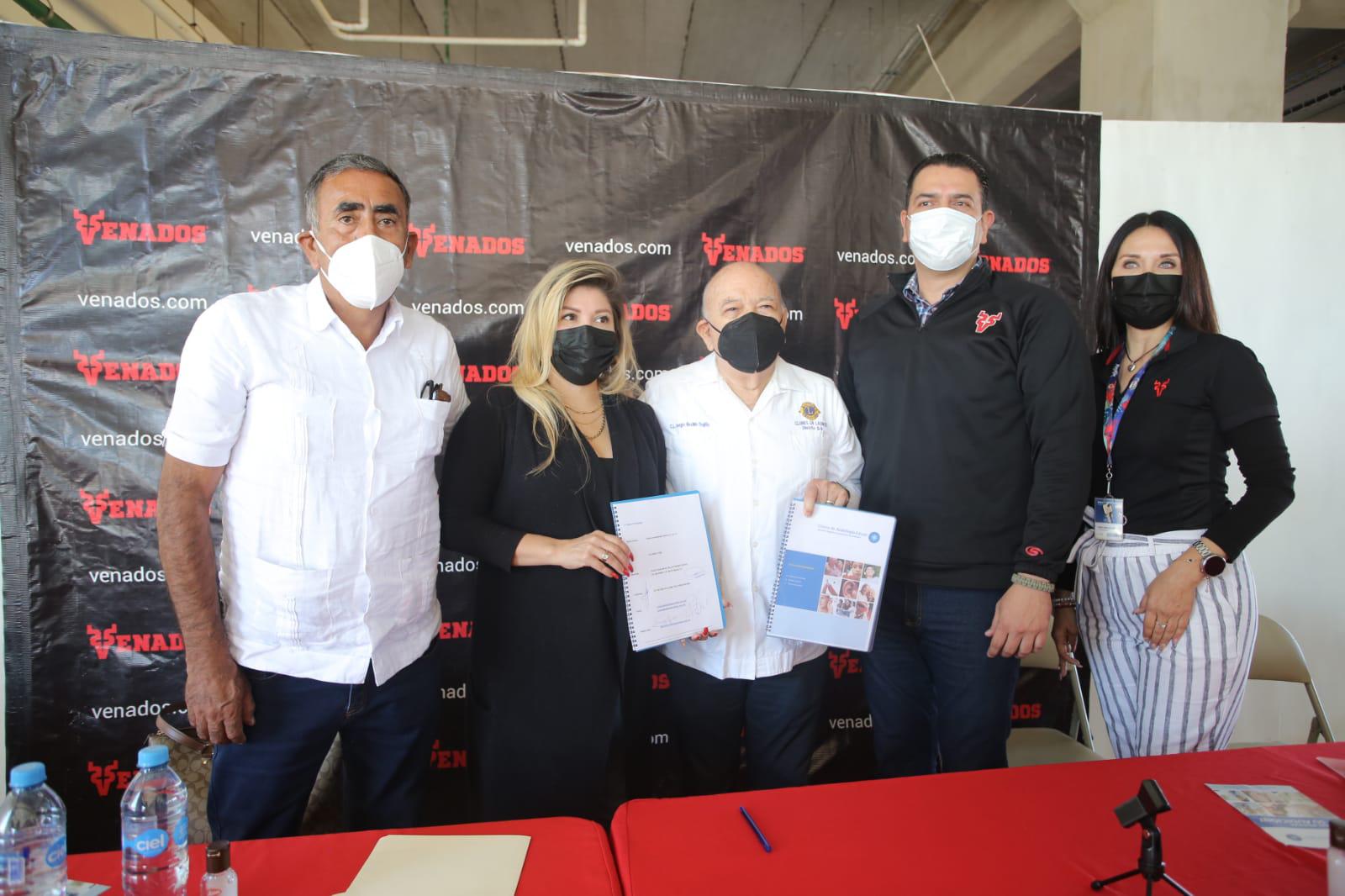 $!Venados de Mazatlán y Club de Leones anuncian campaña de salud auditiva