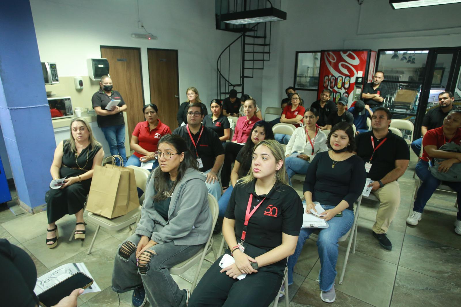 $!Personal de Grupo Editorial Datemex acudió a la plática.