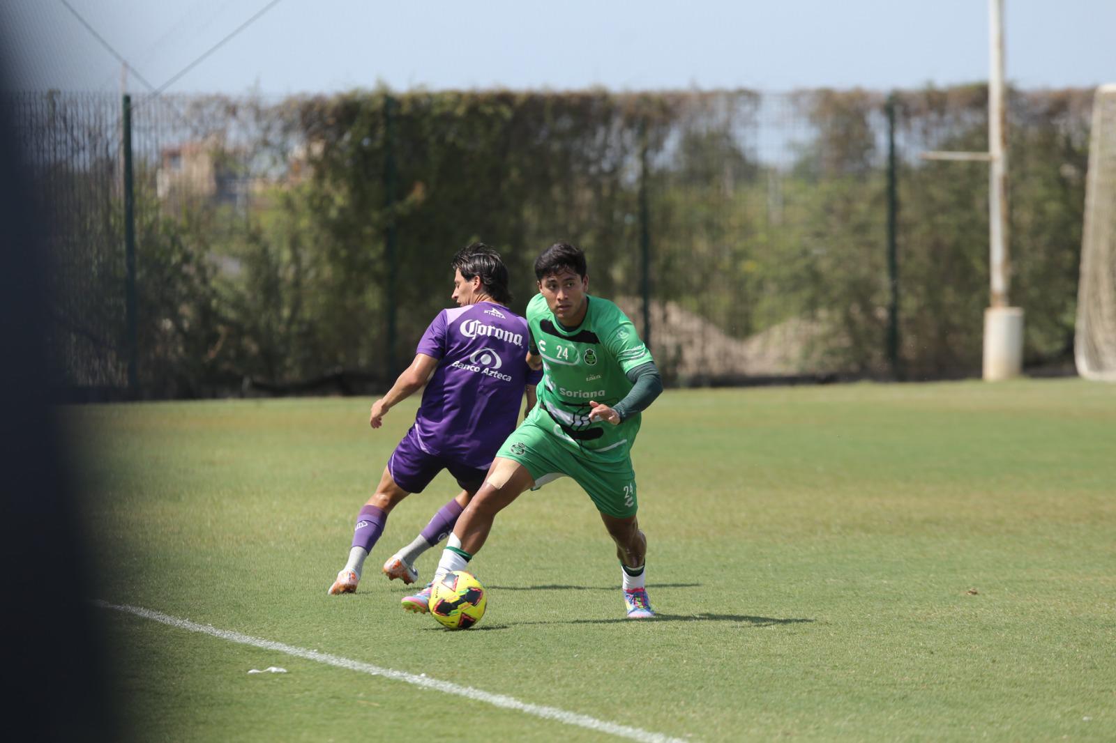 $!Mazatlán FC y Santos Laguna empatan en su primer amistoso de pretemporada