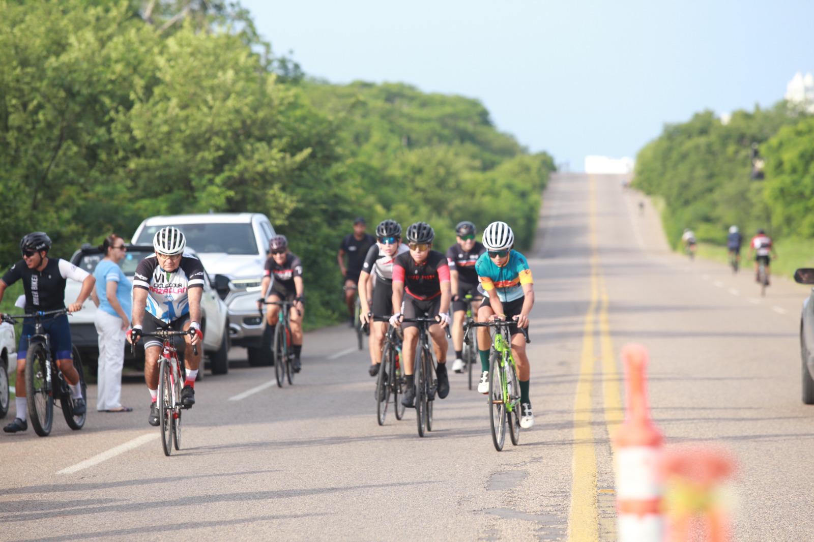 $!Marco Borja y Gabriela García dominan la Elite de Vuelta Ciclista Sinaloense