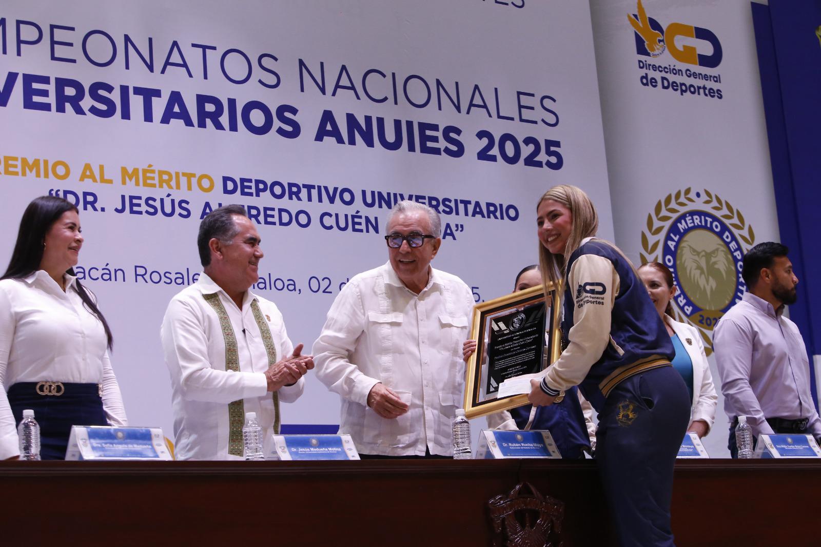 $!Reconocen a deportistas universitarios ganadores en Campeonato ANUIES 2025