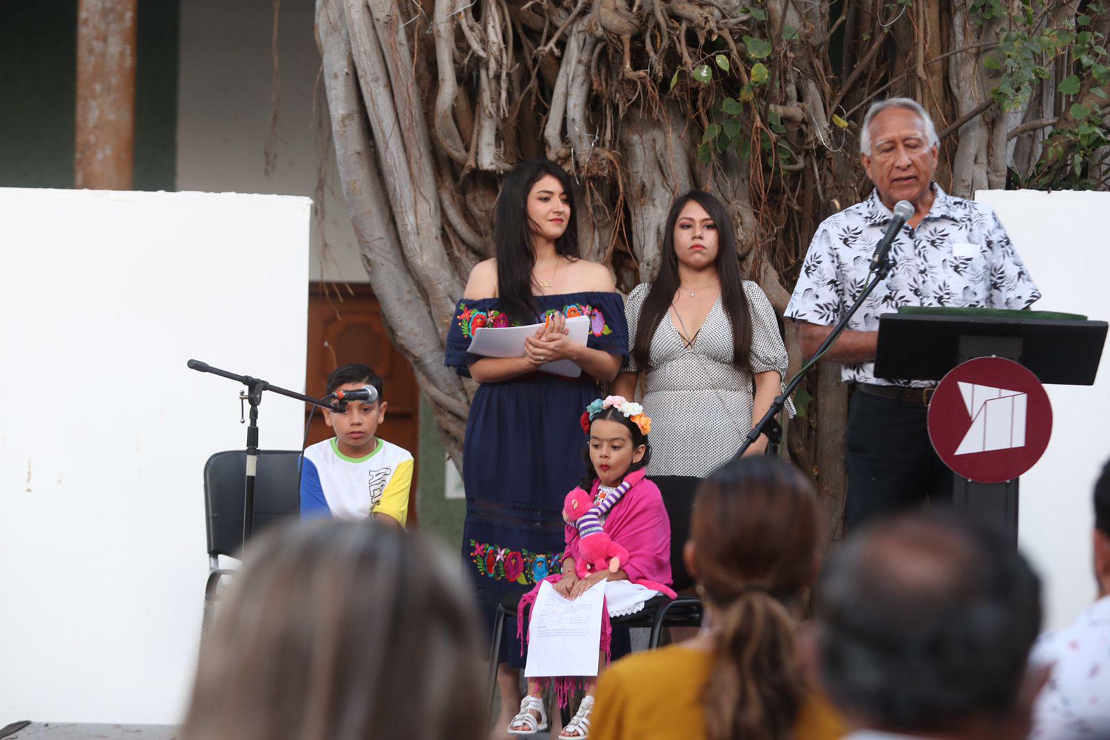 $!Miguel Ángel Ramírez Jardines, director del Museo de Arte Mazatlán, expresó unas palabras el día de la exposición.