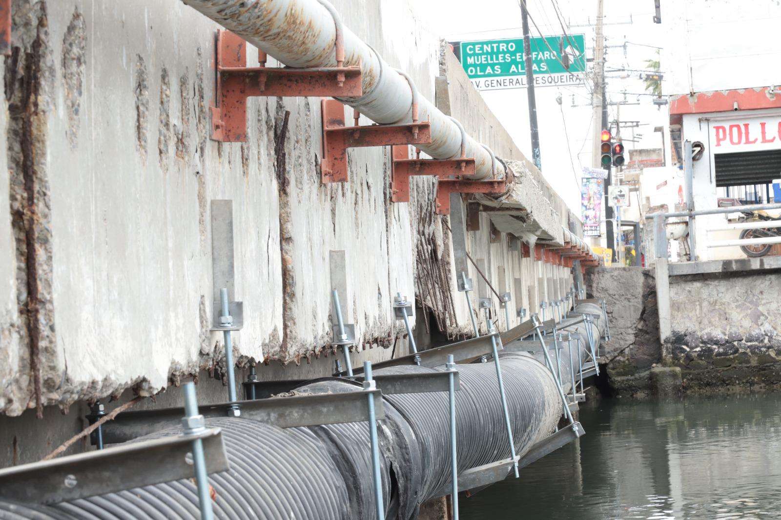 $!Causa alerta deterioro en el puente Juárez de Mazatlán