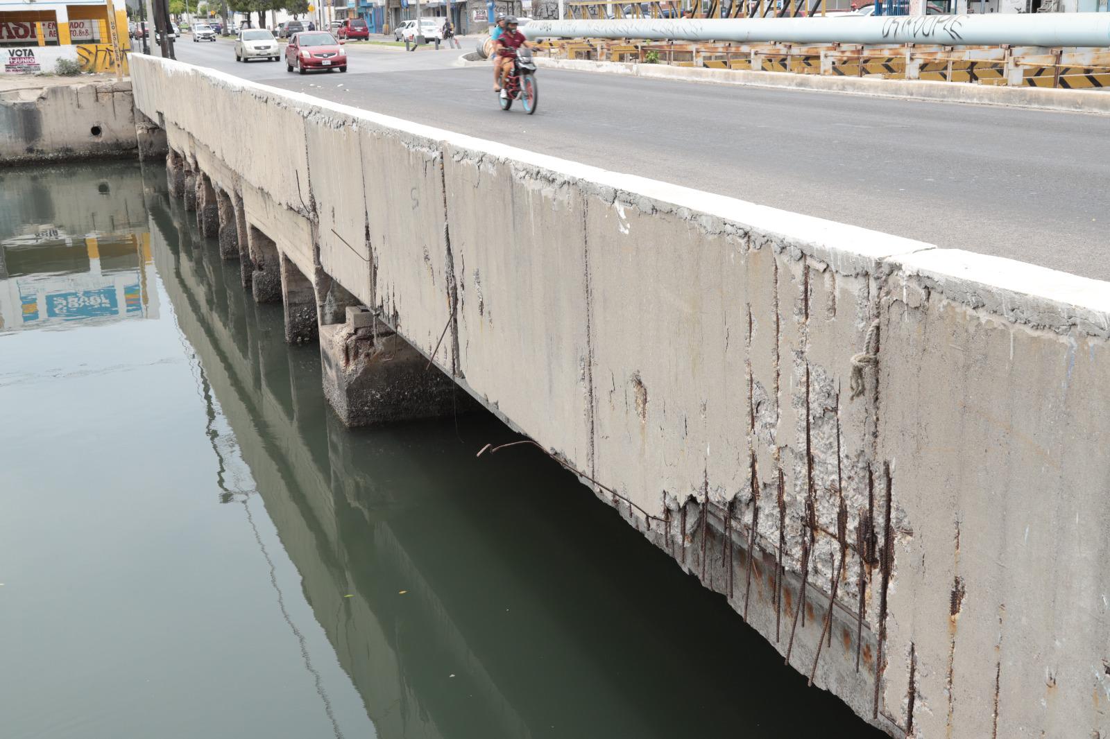 $!Causa alerta deterioro en el puente Juárez de Mazatlán