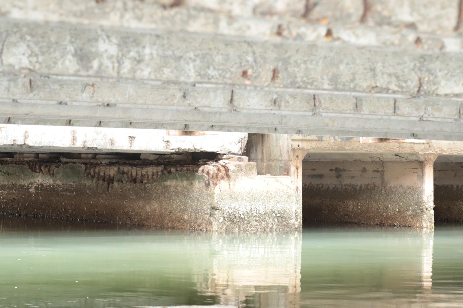 $!Causa alerta deterioro en el puente Juárez de Mazatlán